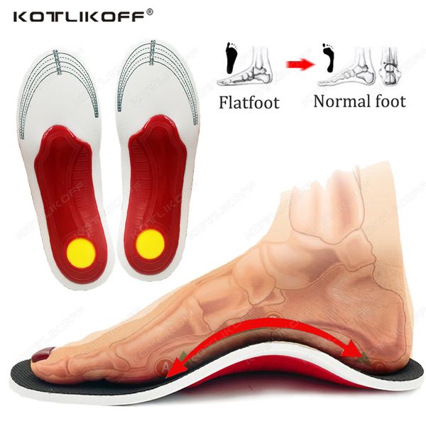 Solette ortopediche di supporto per arco alto Premium Gel Pad Supporto per arco 3D Piedi piatti per donne / uomini Scarpe ortopediche Suola Dolore al piede