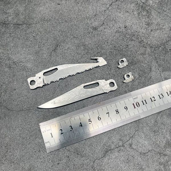 Accessori per Leatherman TTI Charge e Wave Parti di ricambio in acciaio damasco Parte di modifica della pinza Strumento da campeggio esterno multifunzionale di dimensioni originali