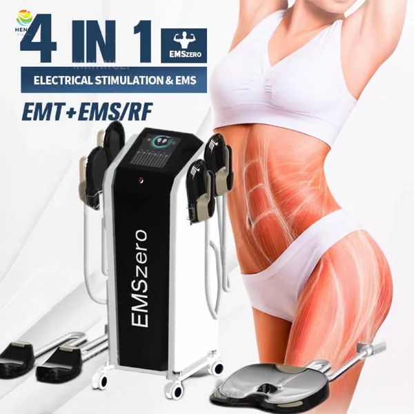 Ems RF Abnehmen 4/5 Griffe Muskelstimulator elektromagnetische EM Slim Neo RF Gewichtsverlust Fett reduzieren Maschine