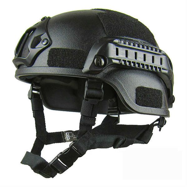Capacetes de ciclismo Novo upgrade de capacete tático rápido engenharia novo material anti explosão Anti Smash leve e confortab L221014