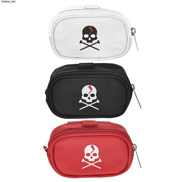 Bolsa de cintura de cintura de bolsa de mini -golfe novo organizador de cr￢nio imperme￡vel Organizador masculino Pacote de mulheres com 2 tees acess￳rios