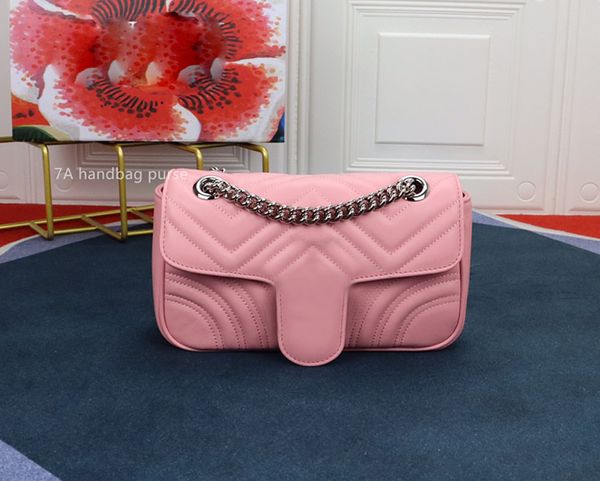 7A Borsa a tracolla firmata Borsa a mano Borsa Mini Totes Tessuto normale Doppie lettere Tartan scozzese con patta Portafoglio quadrato Zaino Tote Borse da donna firmate 44674