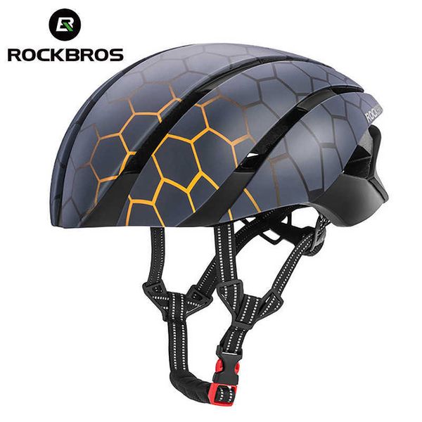 Capacetes de ciclismo rockbros descolor mountain road bike capacete eps Ultralight ciclismo Caps de segurança ectric scooter bicyc equipamento motocicicor hat l221014