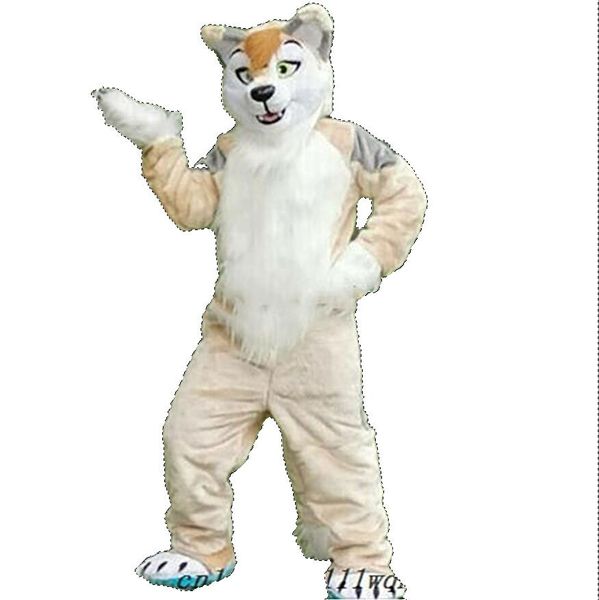 Factory Direct Fox Dog Mascot Costume personalizado Carnival Fantasia fantasia Faculdade de mascote da escola