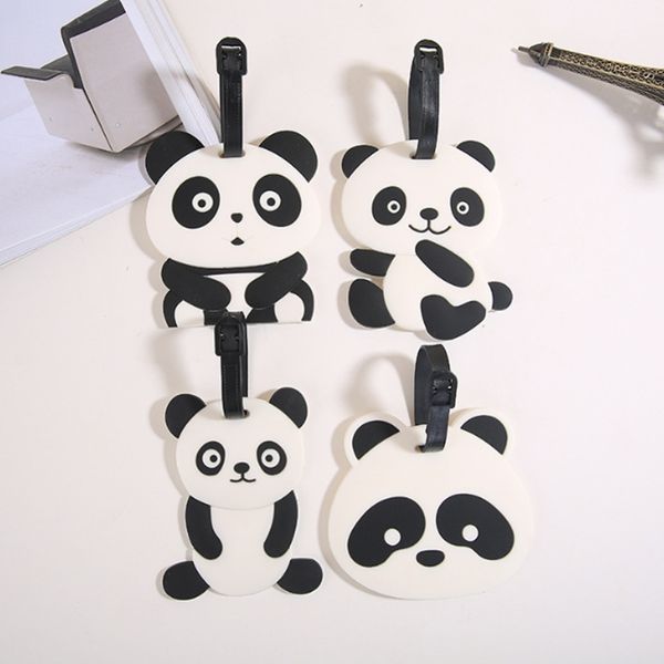 Party Gift Creative Pvc Panda Express Li Card Traveling Suptoding Suitcase Listing Listing Tag Card Card LK315
