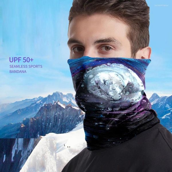 Bandanas Sportbekleidung Coole Männer Radfahren Angeln Skifahren Motorrad Reiten Outdoor Nackenschutz Maske Kopftuch Gesicht Nahtloser Schal Stirnband