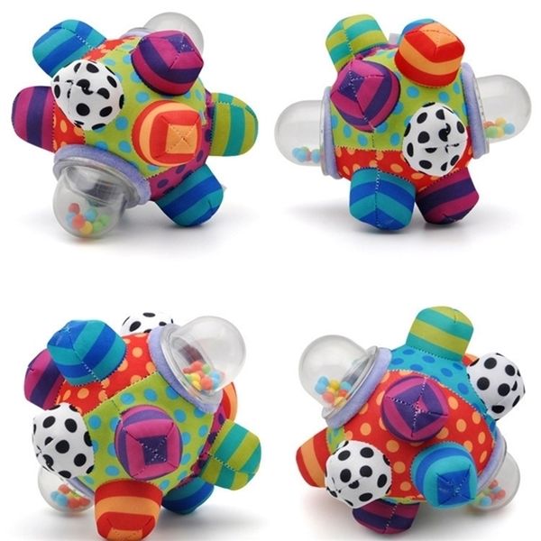 Babyspielzeug 0 12 Monate Weiches Stoffklappen Ball Baby Sensorisches Spielzeug geborenes Baby Accessoires Entwicklung Spielzeug für Babys 1 Jahr 220531