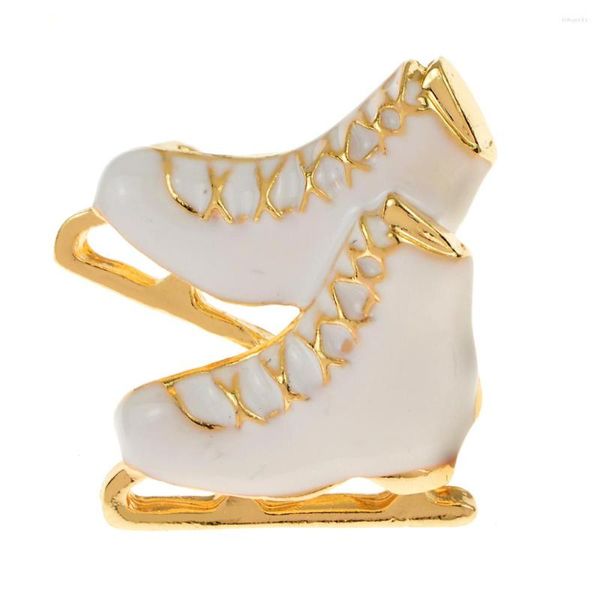 Broches Cindy Xiang Sapatos de patinação de esmalte para mulheres e homens esportes ao ar livre Creative Creative Pins Broche Accessories Year Gift