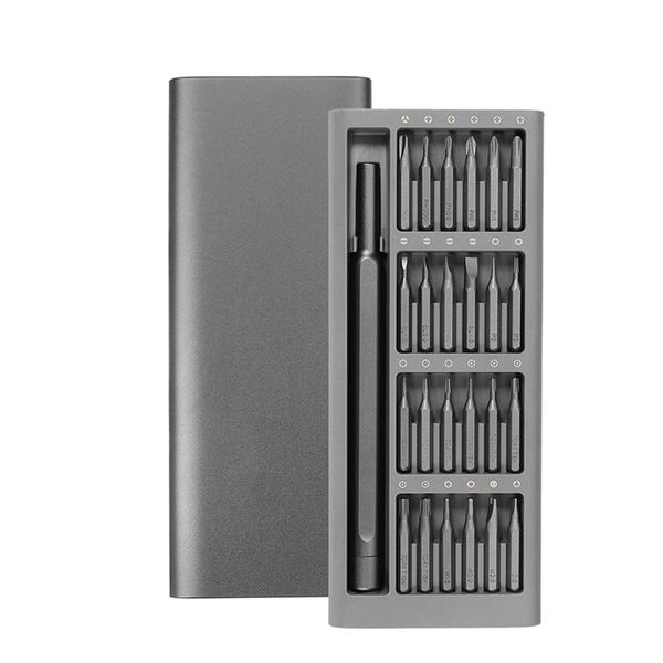 Mini Bits magnéticos do motorista de parafuso Definir 24 em 1 kits de ferramentas de reparo de precisão multifuncional para laptop de telefone residencial identificador rotativo 220428