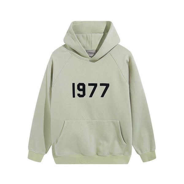 Erkek ve Kadın Hoodies Sweatshirts 2023 Moda Markası Essential Sonbahar Kış Yeni Stil Çift Konu 1977 Akın Kazak Amerikan Top S5AY
