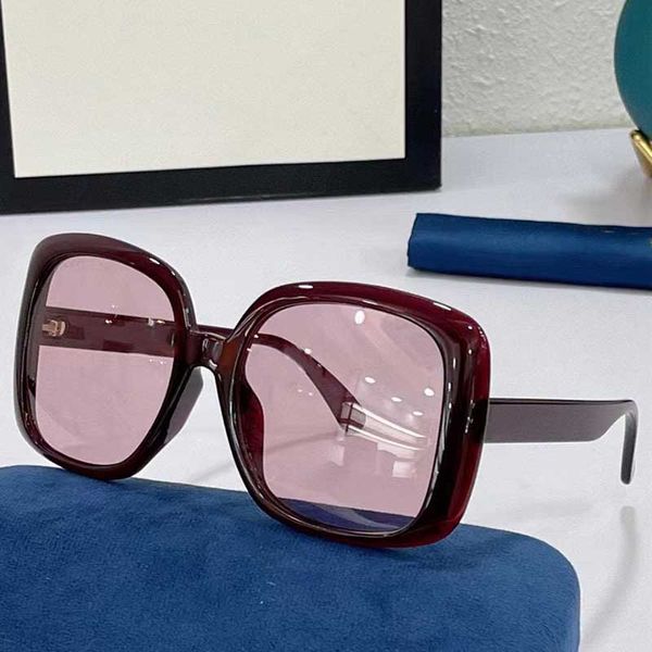 Moda Brand Designer Sunglasses G0713S estilo retrô clássico quadro quadrado Metal Metal Mirror LEGL MENS Personalidade Versátil Glasses Band Box Original Box