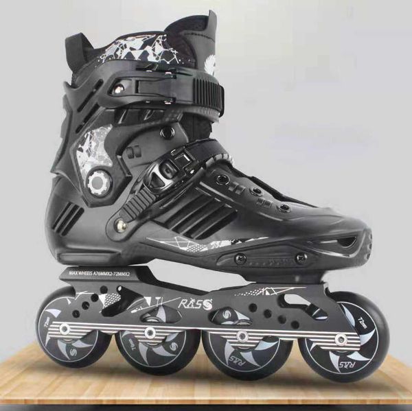 Ice Clears Roller Shoes 4 Wheels PVC для взрослых плоских рублевых колес