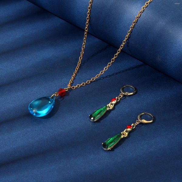 Colares pendentes desenho anime anime hal's castle briols de colar de colar de cristal liga metal ewelry Party para mulheres fãs amiga