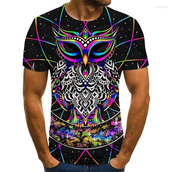 Camisetas masculinas 2022 homens Padrão de porco de verão Fun Street T-shirt Hip-Hop Sleeve curta Couca de roupas Animal 3D Impresso de tamanho grande