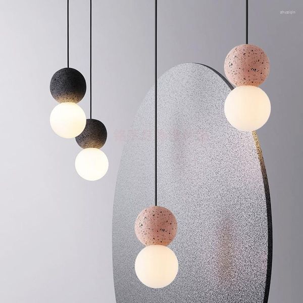 Kronleuchter Nordic Glas Ball Eisen Led Licht Kronleuchter Decke Hängen Lampe Lüster Moderne Badezimmer Leuchte Hanglampen