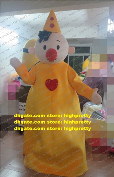 HAT AMARELO BOY BUMBA MASCOT Costume adulto desenho animado traje de caráter de cartoon Figura Execução de atuação CX041