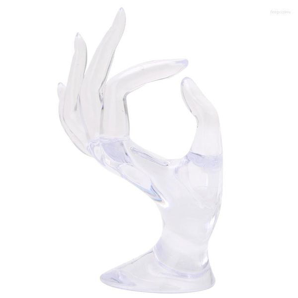 Sacchetti per gioielli Mannequin Finger Glove Ring Bracciale Bangle Display Stand Holder