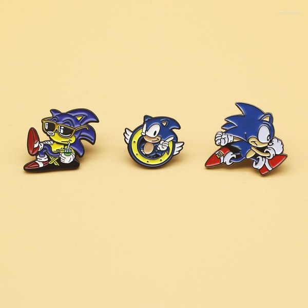 Broches querido-Ventildes de animação Speed ​​Speed ​​Cartoon Broche Metal