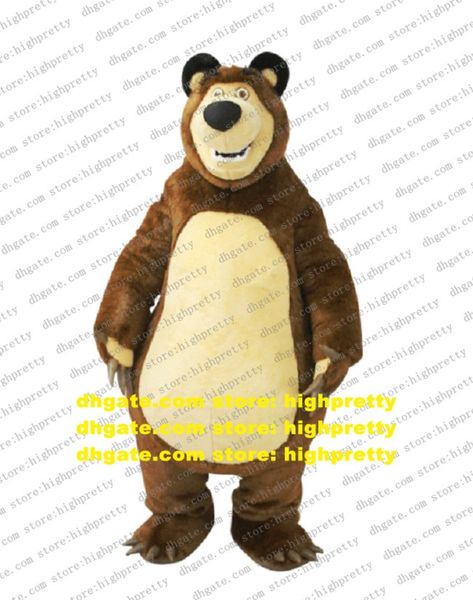 Big Bear Ursa Grizzly Mascot Costume da cartone animato per adulti Education Education Education Education può indossare la nave gratuita CX010 indossabile