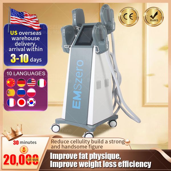 Black Friday 2023 Beliebteste DLS-EMSlim Elektromagnetische 2/4/5 Griffe EMS RF EMSzero Muscle Shaping Stimulator Sculpting Machine