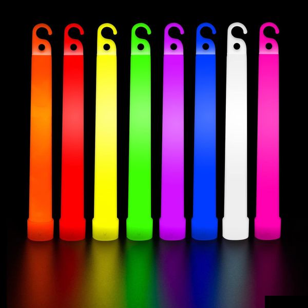 Party Dekoration Party Dekoration Glow Sticks Vorräte für Kinder und ADTS 25PK 6 Zoll BK Leuchten Gefälligkeiten in den dunklen Dekorationen Wasser DHS28