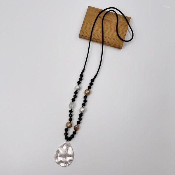 Подвесные ожерелья Suekees Goth Модные украшения индивидуальная цепь свитера длинные колье подвески подвески из шарм