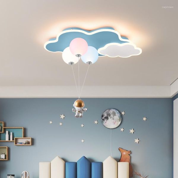 Подвесные лампы Творческое воздушный шар люстра для детской спальни.