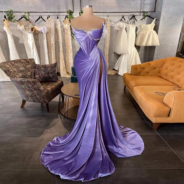 Вечернее платье с русалкой бархатной русалки для женских платьев для вечеринок склад