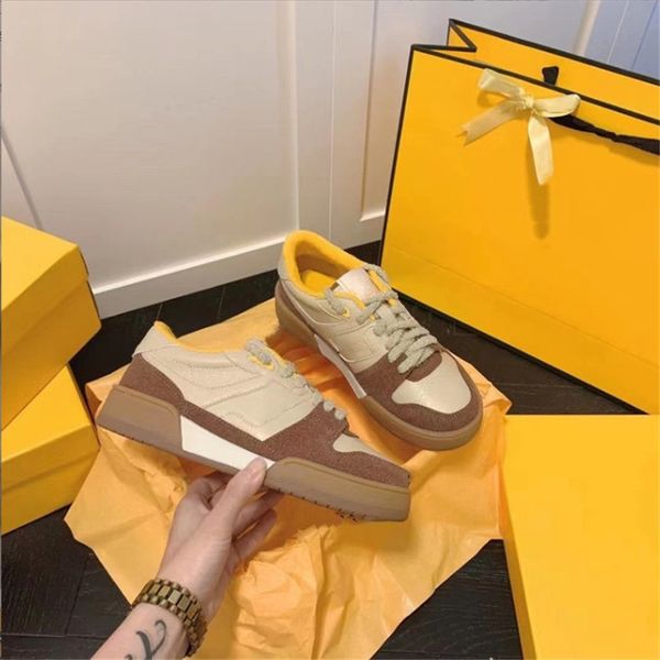 Luxury Match Kompakte Freizeitschuhe, Design-Sneaker, Vintage-Wildleder, beige, stoßdämpfendes Material, rosa Low-Top-Schuh, Outdoor-Sneaker, Sneaker-Plattform für Damen und Herren