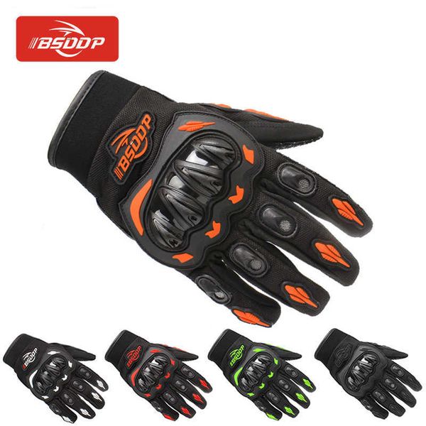 Luvas de esqui BSDDP MOTING Luvas de motocicleta Motocross ATV Luvas de amortecimento respirável para ciclismo ao ar livre MTB Ski Skining Gears de proteção L221017