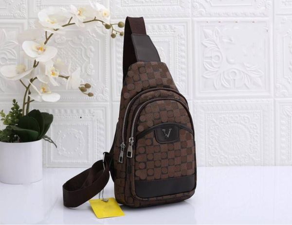 Vintage Flower Brusttasche handgefertigt LVS Luxus Herren Sling Bag Cross Body Messenger Bags Outdoor Damen Hüfttasche