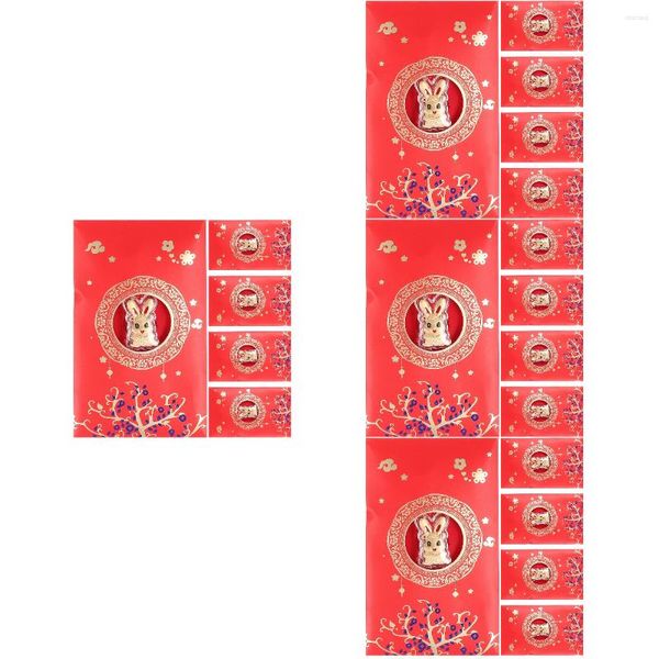 Confezione regalo 20 buste rosse per festival buste di carta sacchetti con ciondolo