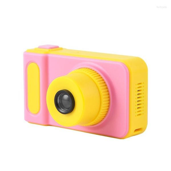 Videocamere Fotocamera per bambini Cartoon HD Pixel Handheld Digital Fun Simulation Mini Toy Cameras