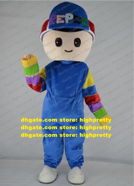 PEPEE Oyunlari Boy Costume della mascotte Personaggio dei cartoni animati per adulti Vestito Completo Carnevale Fiesta Bello bello CX2028