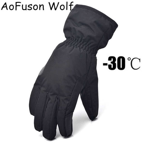 Лыжные перчатки зимние теплые перчатки черные. Для женщин подростки наружные ветропроницаемые водонепроницаемые дышащие дышащие сноуборды лыжные езды на велосипеде снежных перчаток дешевые L221017
