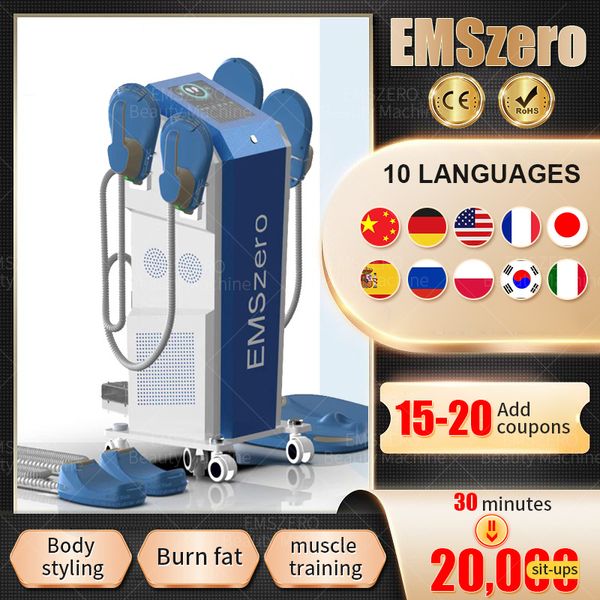 Black Friday Store DLS-EMSLim Eletromagnético Corpo Emszeno Slimming-Muscle Estimular o corpo de remoção de gordura Slimming Build Muscle Machine