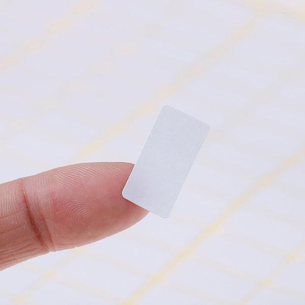Confezione regalo 15 fogli 10 etichette adesive bianche vuote da 20 mm Etichette adesive adesive in carta piccola Etichette adesive scrivibili Artigianato