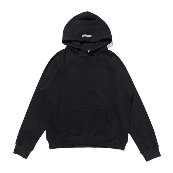 Black Hoodie Mens Tasarımcı Sweatshirt Adam Trailtsuits Hoody Women Trailtsuit Erkek Kadın Moda Hoodys Jumper Sıradan Pamuk Külkü Mektubu Baskı 20ss