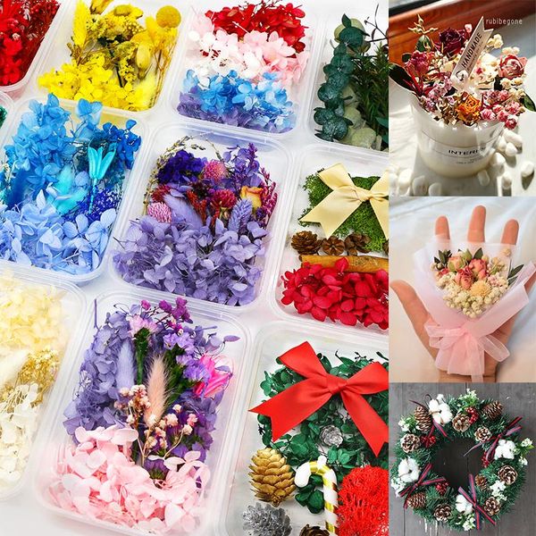 Flores decorativas Diy Real Natural Flower Plants seco de crisântemo Incenso de vela de jóias Soop Making Craft Acessórios