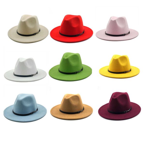 Gorro/crânio chaps chapéus para mulheres luxo fedora chapéu de primavera fadies party igreja vestidos de jazz masculino preto acessórios de cadeia branca Sombrero hombre t2221013