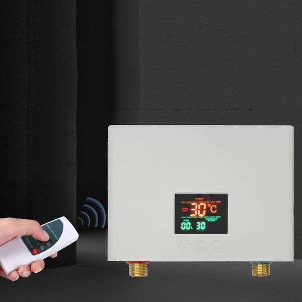 5500W Elektrische Warmwasserbereiter Sofortiger elektrischer Warmwasserbereiter Dusche Sichere intelligente Warmwasserdusche für Haushaltsduschkopf