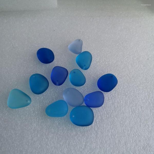 Anh￤nger Halsketten 10pcs unterschiedliche Farbe 10-12 mm Meeresglas DIY