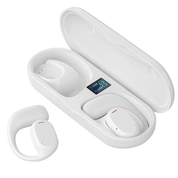 Крюк беспроводной наушники с микрофонами водонепроницаемых сенсорного управления светодиодные наушники Bluetooth на Рождество