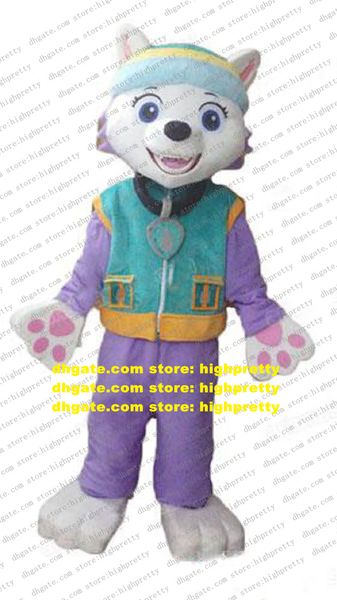 Cão Everest Traje de Mascote para Adulto Personagem de Desenho Animado Terno Comercial Strip Drive Sobre Feriados zx319