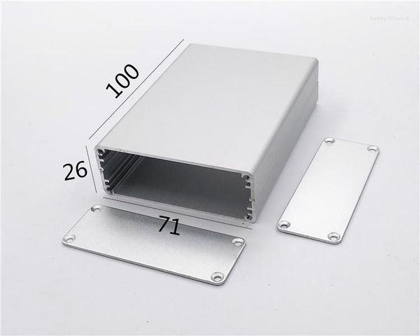 Acessórios de iluminação Casos de gabinete de alumínio 1PC Caixa eletrônica de projeto 71x27x100mm