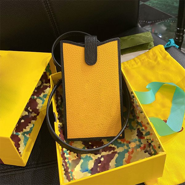 Bolsa de compras Crossover Mini tote G x Ad bolsa de telefone transversal oblíqua multicolorida bolsas de mão carta preto tamanho pequeno bolsas de ombro Lazer amarelo Bolsa esportiva