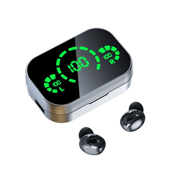 TWS Drahtlose Kopfhörer Touch Atem Lampe In-Ear Telefon Kopfhörer Mit Mikrofon Bluetooth Kopfhörer Für Weihnachten Geschenk