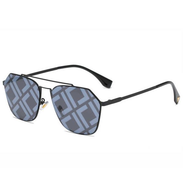 Солнцезащитные очки мужские роскошные дизайнерские дизайнерские женские ретро -буквы печатные солнцезащитные очки Поляризованные вождение очки