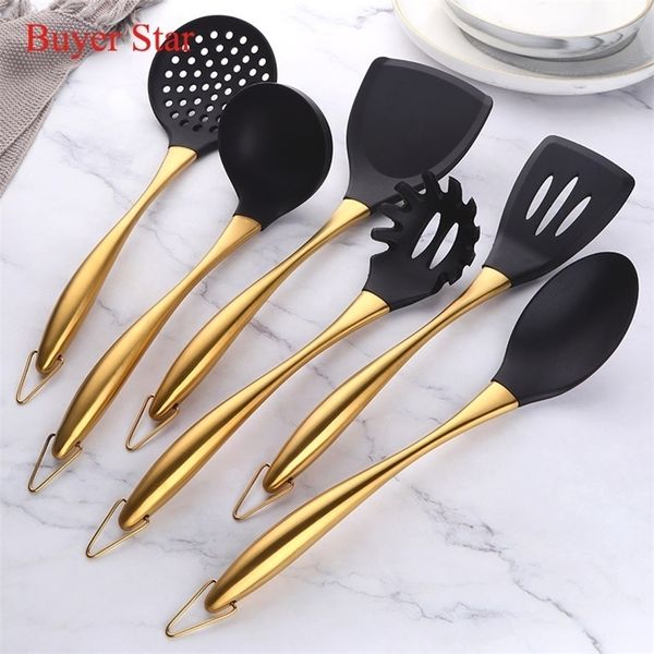 Utensílios de cozinha de cozinha de silicone de 6pc/7pc