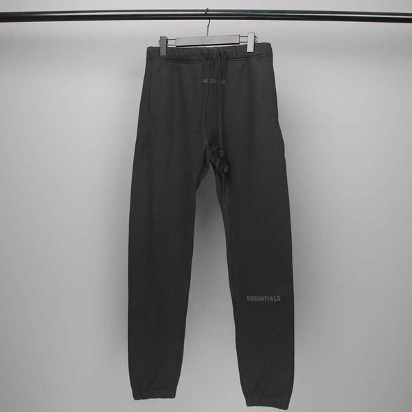 Calças masculinas novo outono inverno sweatpant hight street fashion marca ess e calças de algodão feminino carta de borracha impressão hip hop streetwear dc1q